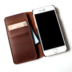 Funda Libro Wallet Flip Cuero Para iPhone 7/8/se