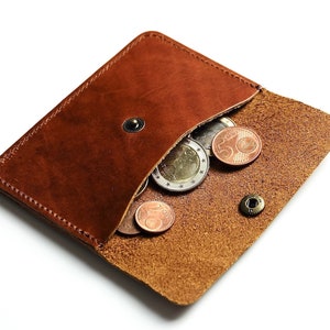Cartera de cuero personalizada, cartera pequeña, cartera personalizada, cartera minimalista, cartera de hombre, cartera pulsera, cartera personalizada, tarjetero