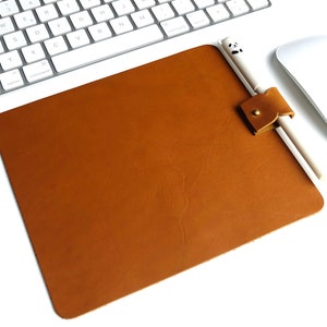 Leather Mouse Pad, leather mousepad, leather mouse mat, mouse pad, mousepad, monogram mousepad