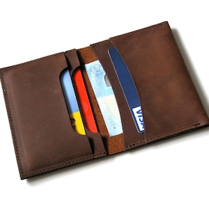 Billetera de cuero personalizada, billetera pequeña, billetera personalizada, billetera minimalista, billetera para hombres, billetera para tarjetas, billetera personalizada, titular de la tarjeta