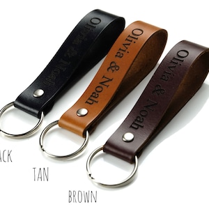Llavero personalizado de cuero, llaveros para mujer, pulsera, para hombre, billetera, para novio, para mamá, para papá, para abuelo, Fob, llavero