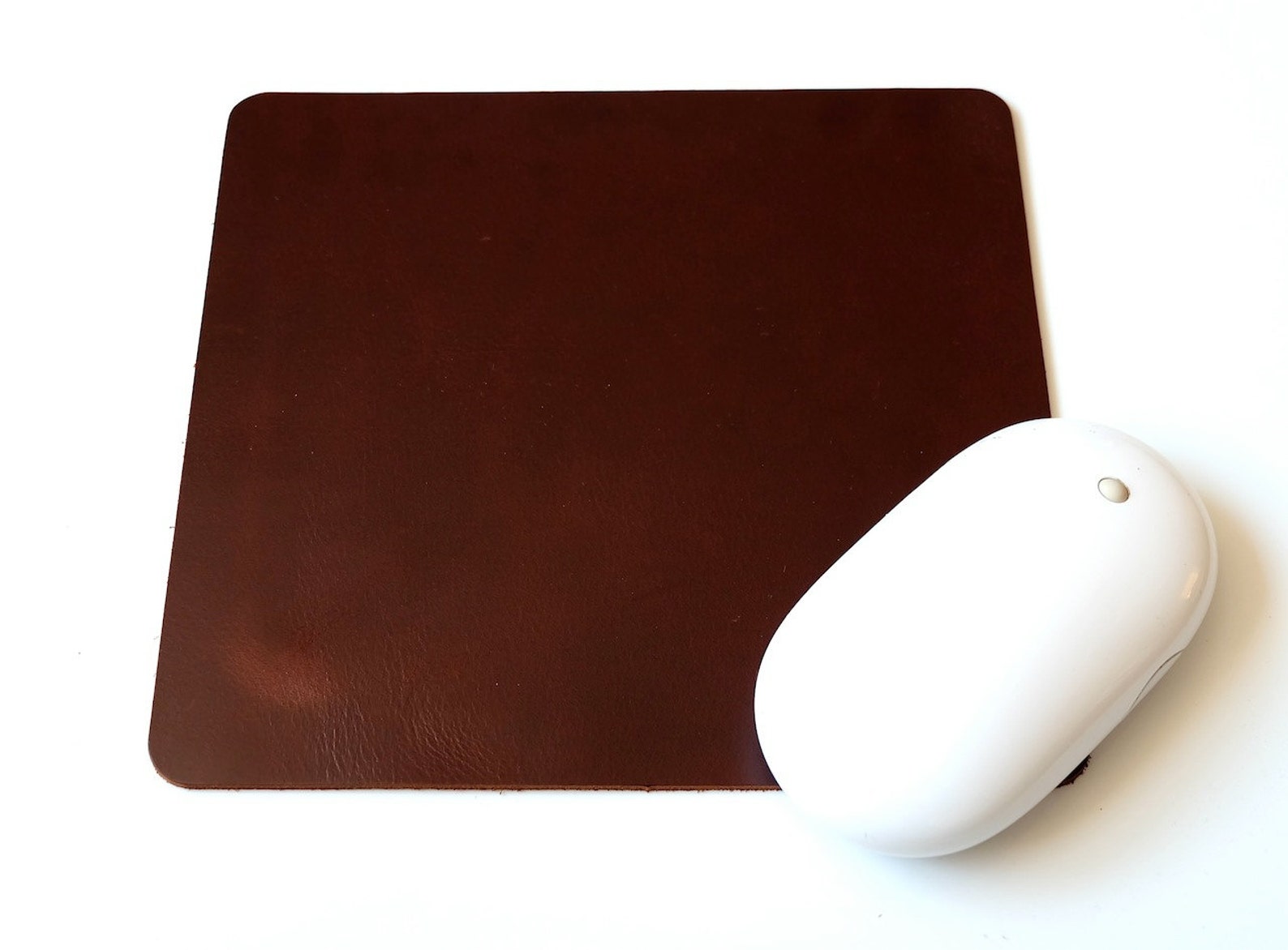 Leather Mouse Pad Leather Mousepad Leather Mouse Mat Mouse Etsy
