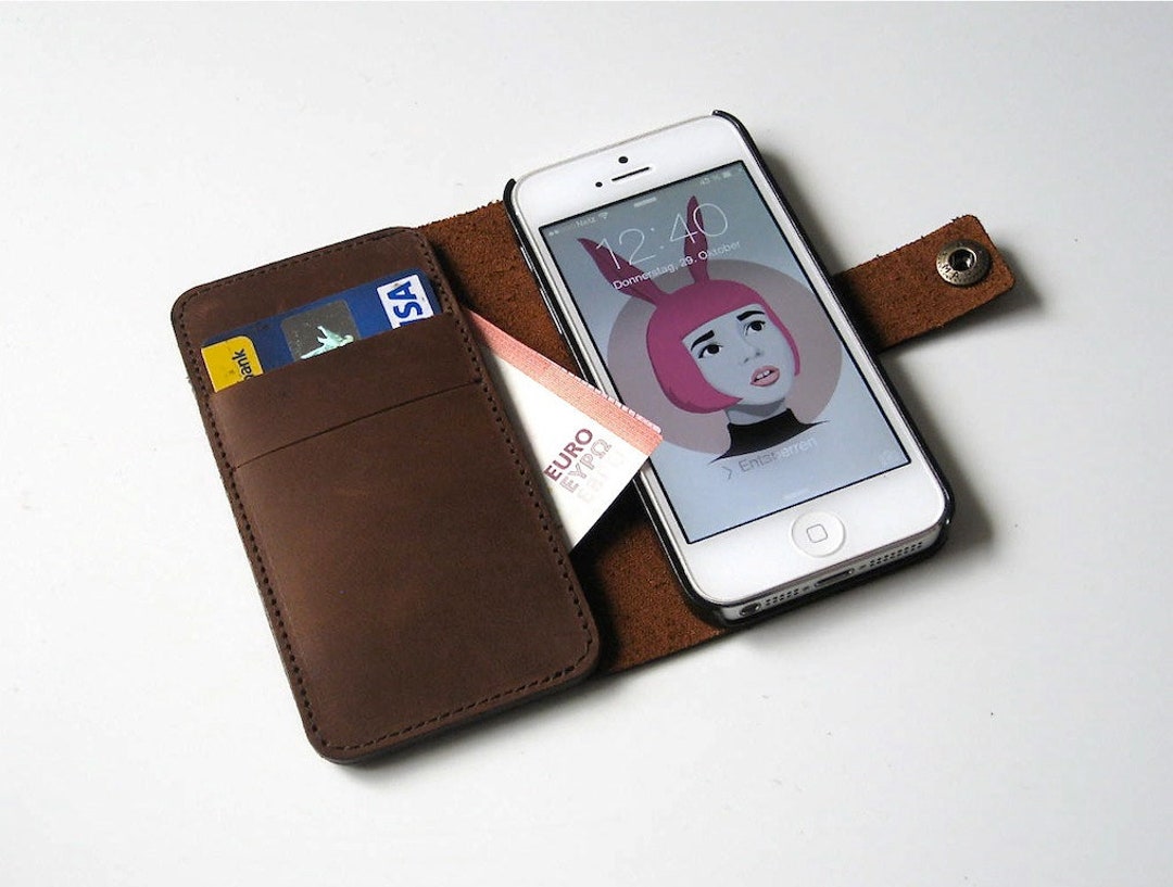 IPhone Se Case iPhone Se Wallet Case Case Leather Wallet Etsy