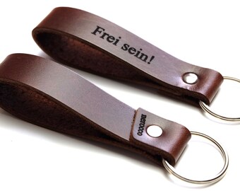 Sleutelhanger, Sleutelhanger leer, Sleutelhanger papa, Cadeau voor Man Vriend Oom