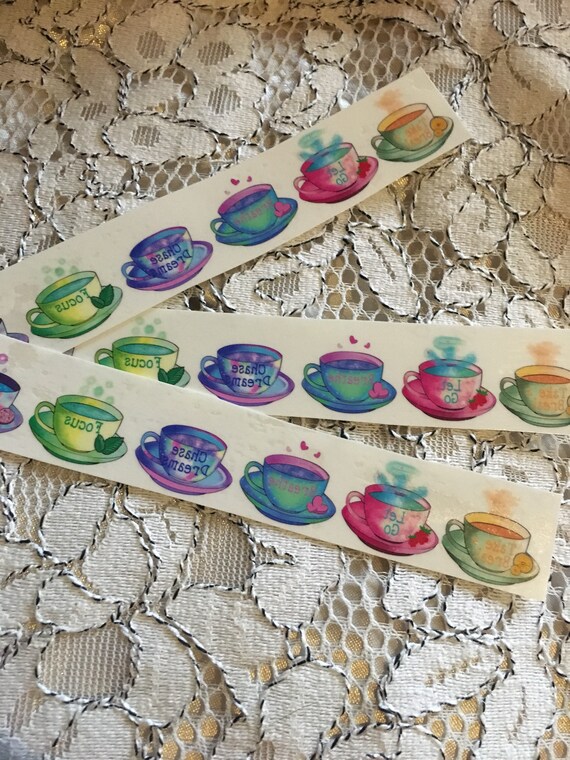 Motivational Tattoos Temporary Inspirational Self Care Tea Etsy