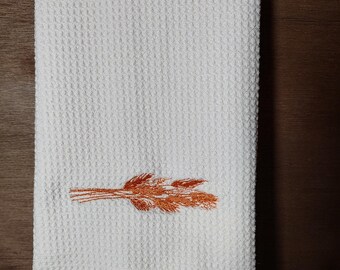Vintage Bowl "pyrex inspired" Autumn Harvest  Kitchen Towel