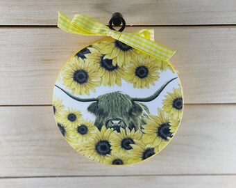 Freshie: Sunflower/Cow