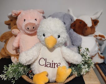 Embroidered Personalized Plushies