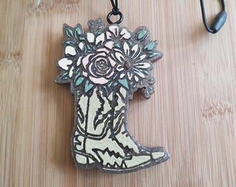Freshie: Boots with Floral