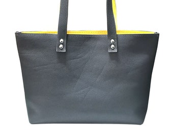 Leather tote bag for women - Leather laptop bag