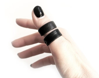 Thumb ring, leather ring or wide band ring