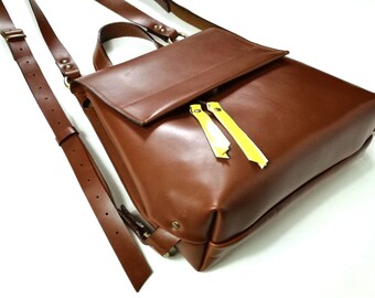 Bolso mochila de cuero pequeño o mochila personalizada para mujer