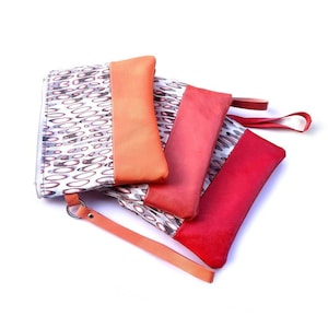 Borsa con cerniera in tessuto e pelle come beauty case, borsa da viaggio per uomo e donna, borsa per il trucco