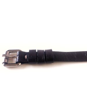 Men's leather bracelet, buckle bracelet as boyfriend gift image 4