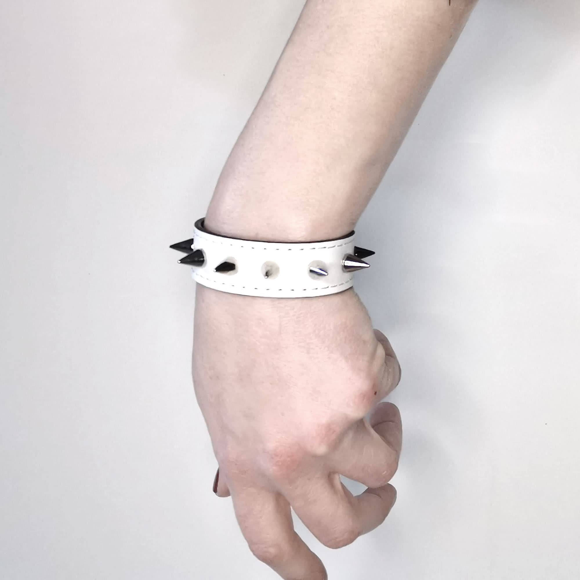 Punk E-Girl Bracelets White