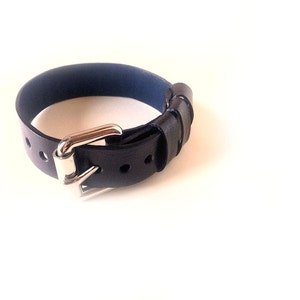 Men's leather bracelet, buckle bracelet as boyfriend gift image 3