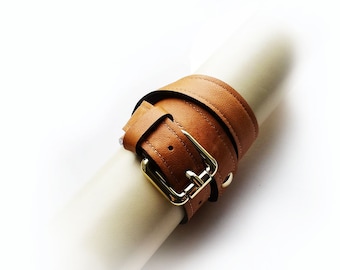 Women's leather wrap bracelet or leather wrap around bracelet, multi layer bracelet or leather bracelet