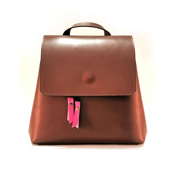 Leather Backpack Women, Mini Backpack or Small Backpack 