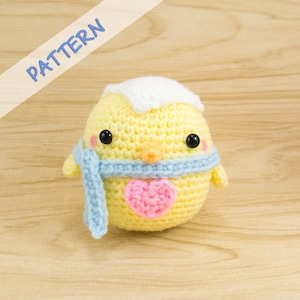 Easter Chick Amigurumi Crochet Pattern -- Stuffed Animal Plush DIY