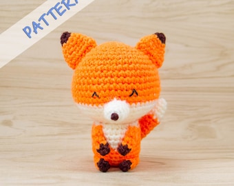 Fox Crochet Pattern - Amigurumi Fox Pattern - Stuffed Animal Pattern - Amigurumi Animal Pattern - Fox Plush Pattern - Crochet Animal Pattern