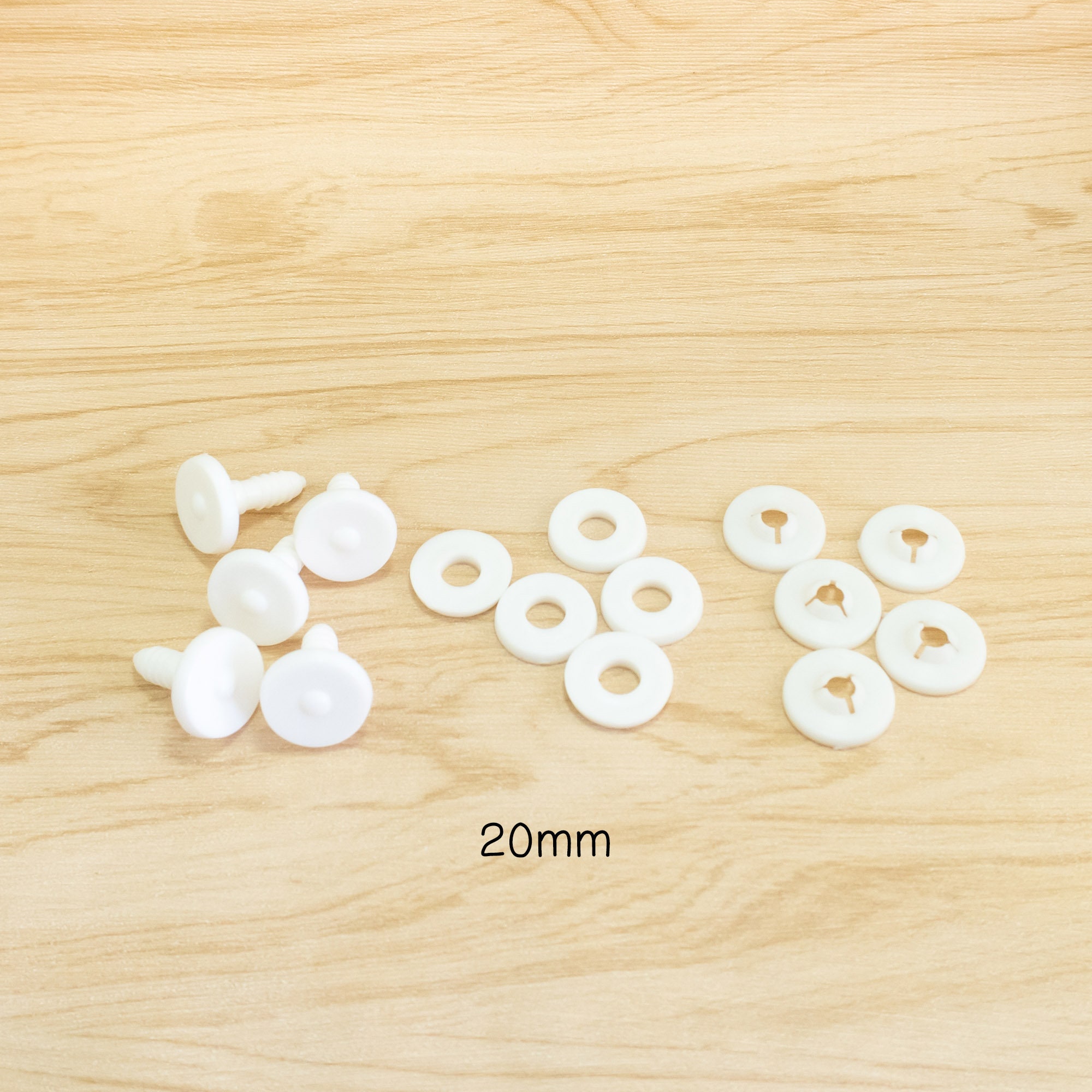 MILISTEN Set Di 20 Giunti Per Bambole 40 Mm In Legno E Metallo - Accessori Per Orsacchiotti E Artigianato Fai Da Te