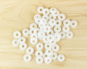 Medium Washers for safety eyes (round center) - 50 or 100 pieces - for 8mm to 12mm safety eyes - craft eyes backs, backings, stoppers