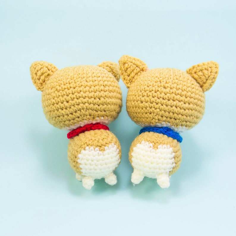 Corgi Crochet Pattern Dog Amigurumi Pattern Stuffed Animal Plush toy tutorial dog lover gift image 3
