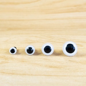Pearl Blue Safety Eyes 6mm, 8mm, 10mm, 12mm 5, 10, 25 or 50 Pairs