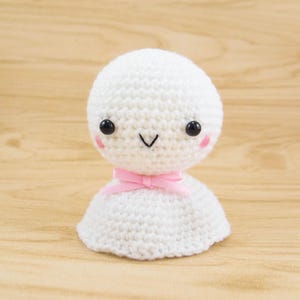 Teru Teru Bozu Doll, Crochet Teru Teru Bozu Bag Charm, Japanese Weather Doll, Amigurumi Plush for Home Decor