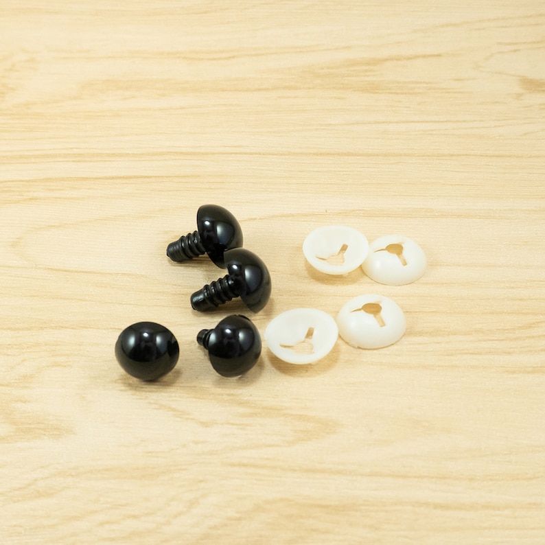 Big Washers for 15mm to 18mm safety eyes - amigurumi plushie eyes backs, backings, stoppers image 2