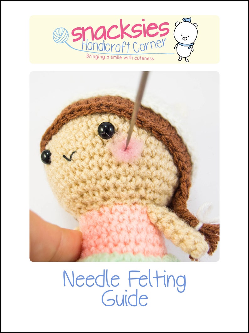 Needle Felting Kit for Making Amigurumi Cheeks Contains pink Etsy
