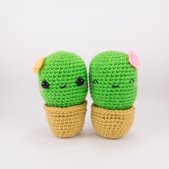 Kaktus Amigurumi Hkelanleitung (PDF) -- Kaktus Plsch hkeln - Etsy.de