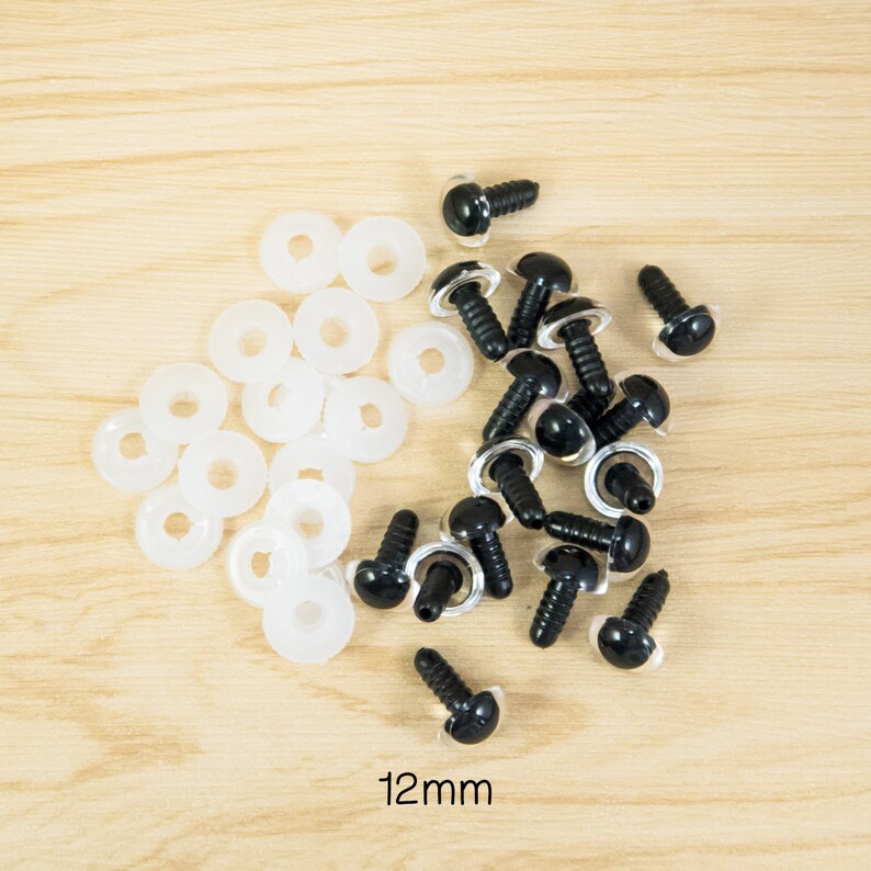 Clear Safety Eyes 6mm 8mm 10mm 12mm 5 10 25 or 50 Etsy Australia