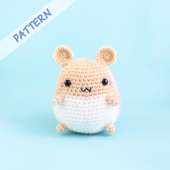 ハムスターのかぎ針編みパターン - DIYやギフトに最適なあみぐるみ