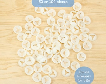 Big Washers for 15mm to 18mm safety eyes - amigurumi plushie eyes backs, backings, stoppers