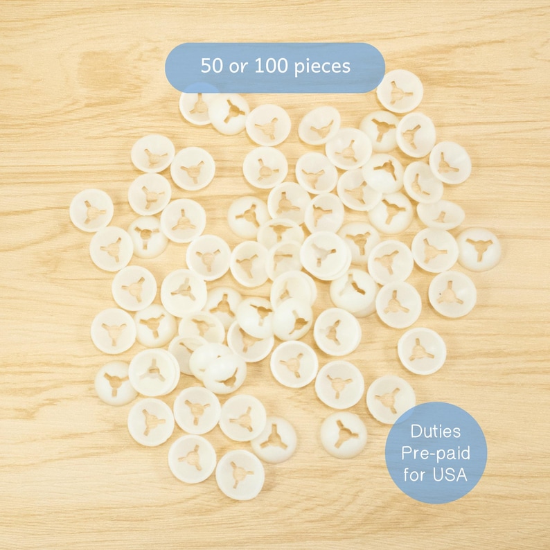 Big Washers for 15mm to 18mm safety eyes - amigurumi plushie eyes backs, backings, stoppers image 1