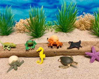 miniature rubber animals