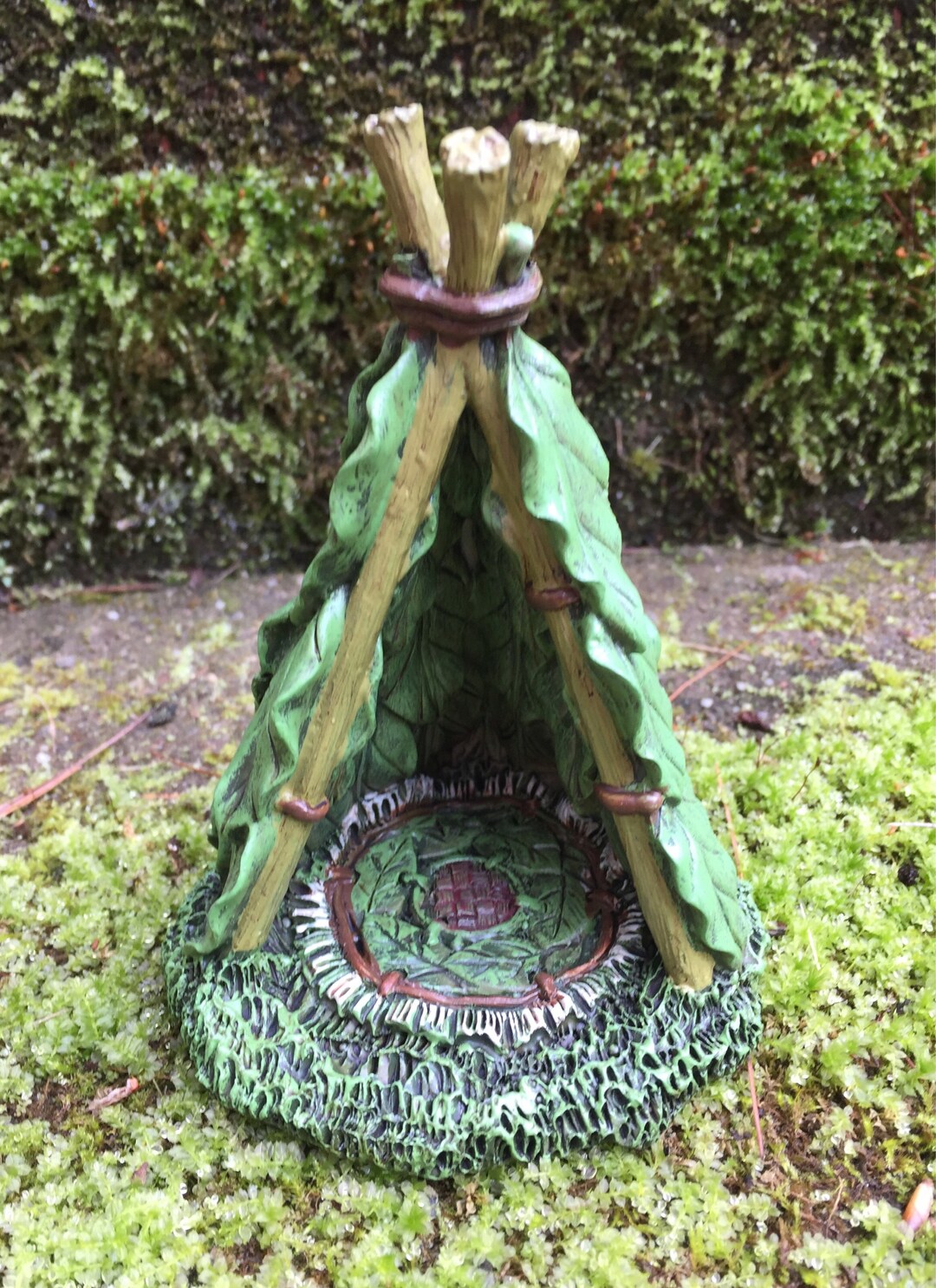 Miniature Leaf Tent Miniature Dollhouse Miniature Tent Dollhouse Tent