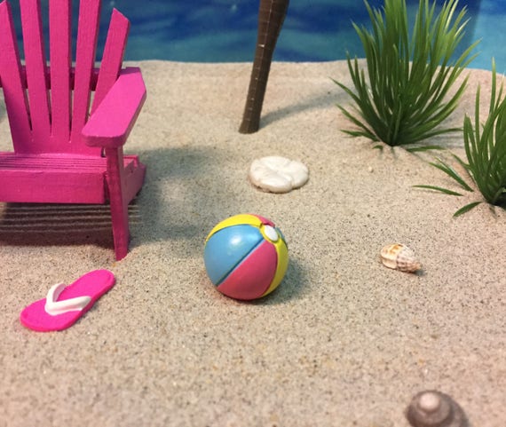 Miniature Beach Ball Miniatures Miniature Beach Beach Etsy