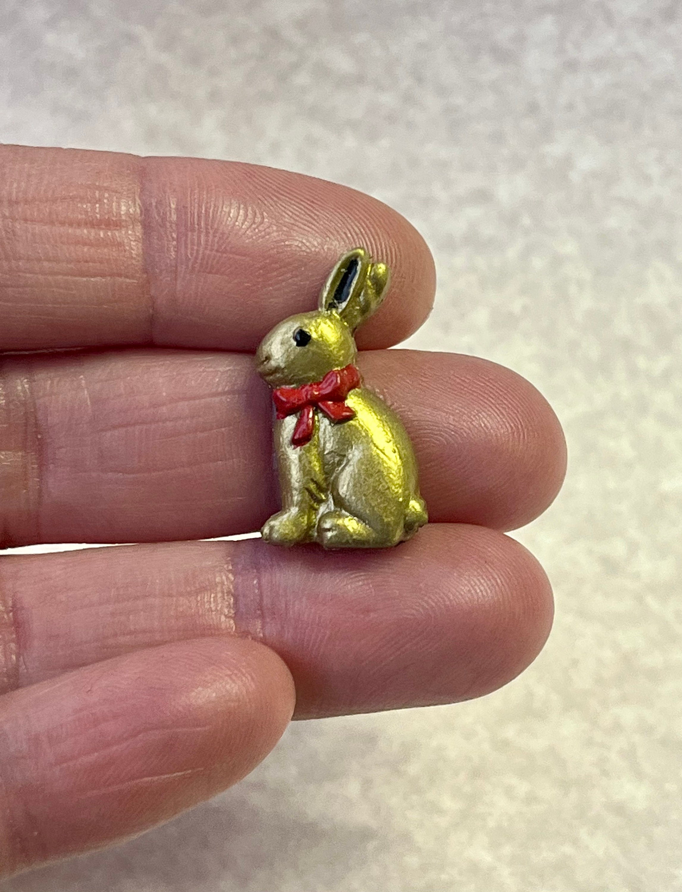 Miniature Chocolate Bunny -miniature Bunny-easter Candy -miniature ...