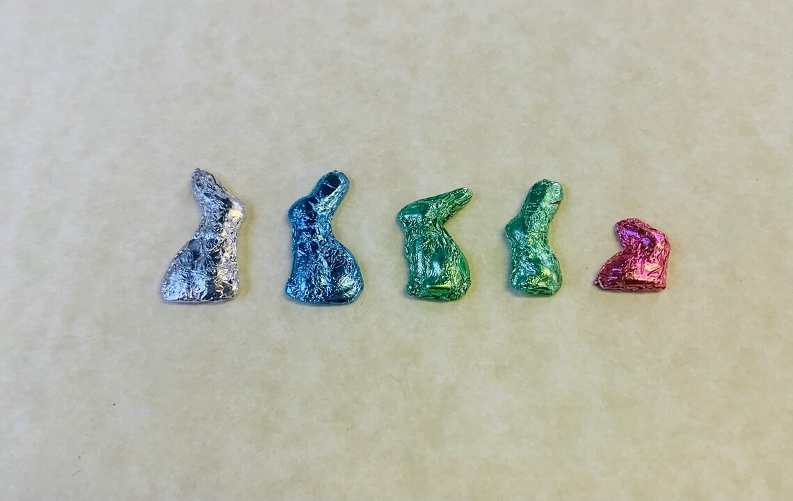 Miniature Chocolate Bunnies Your Choice easter Candy - Etsy