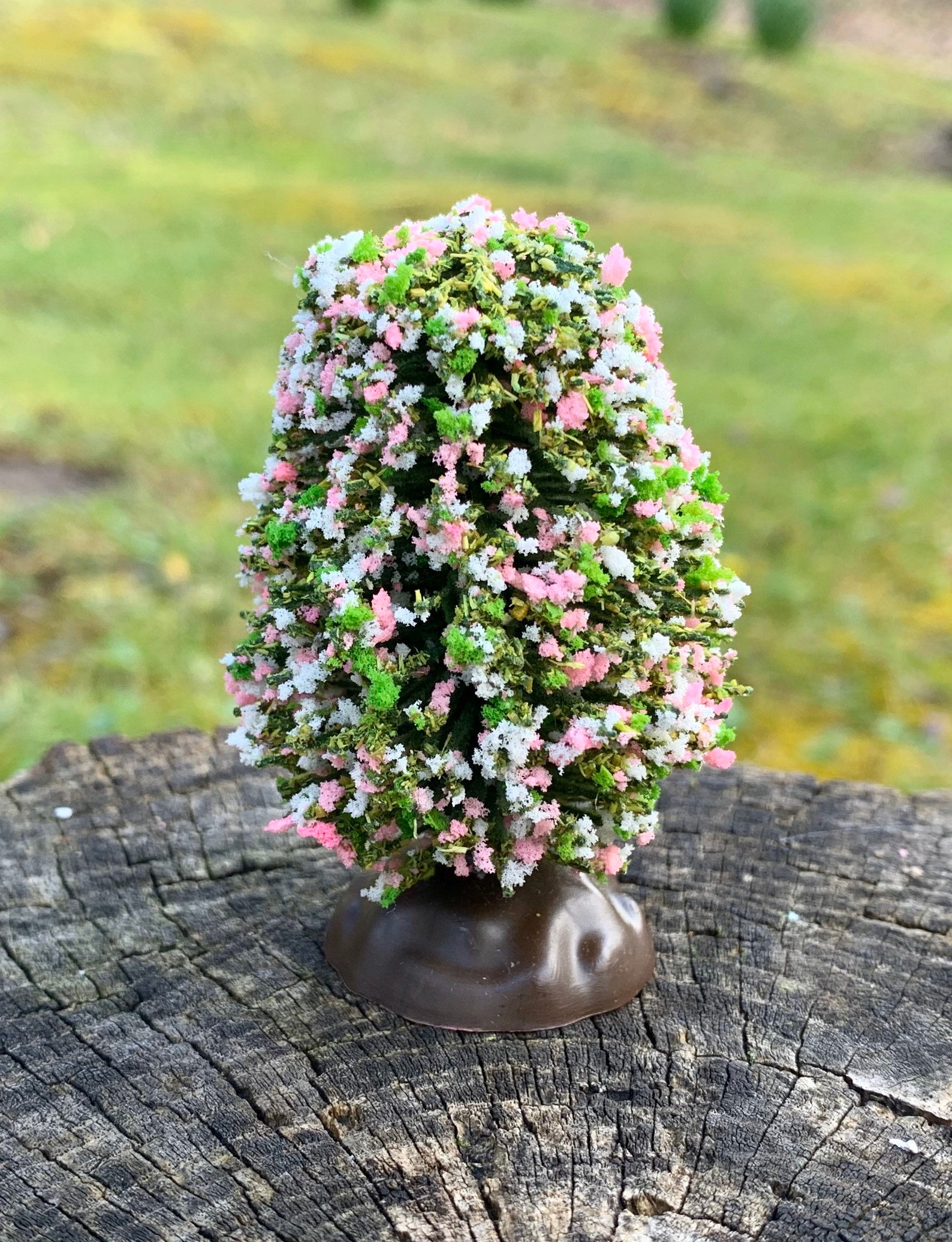 Miniature Spring Bushes Outdoor Miniatures Fairy Garden Etsy