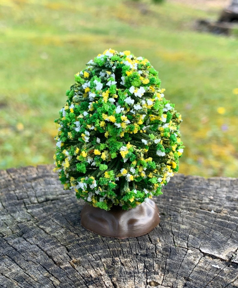 Miniature Spring Bushes Outdoor Miniatures Fairy Garden Etsy