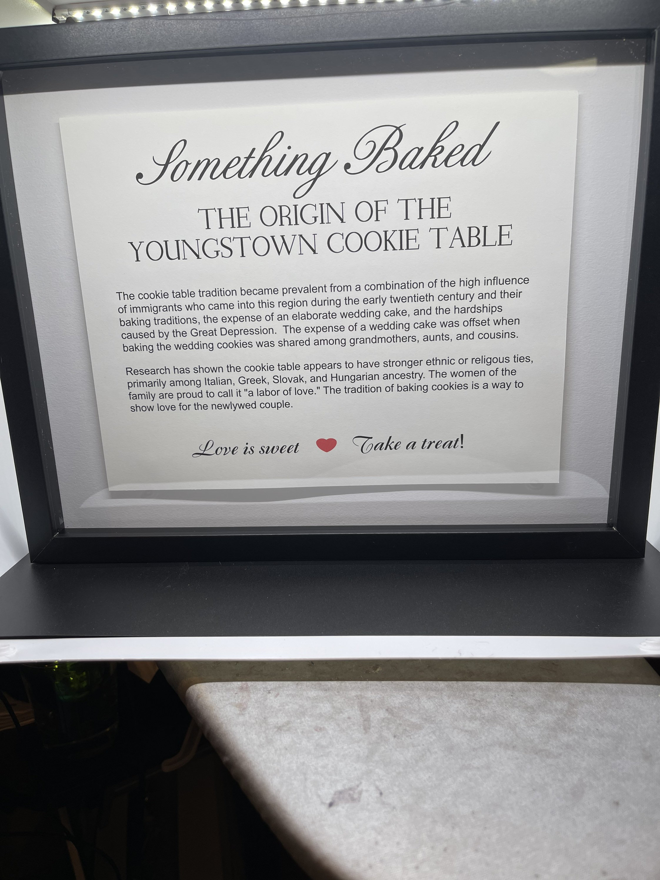 Youngstown/pittsburgh Cookie Table Origin Framed Print see Etsy