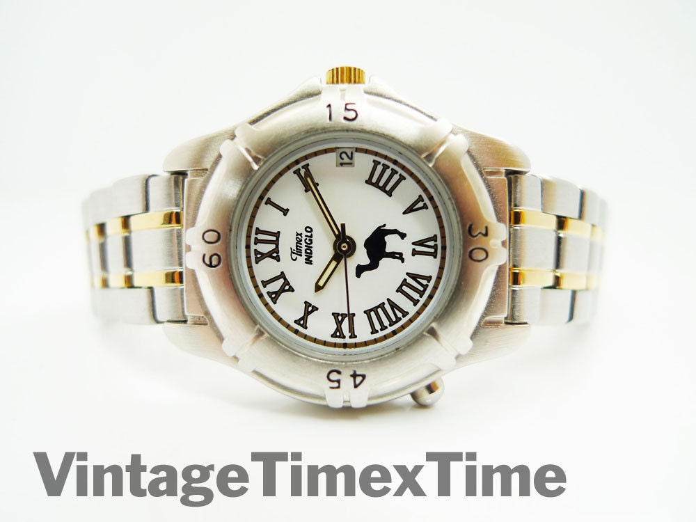 Vintage Timex Indiglo Women's 29mm White