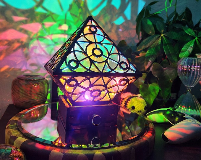 Wizards Light Desk Lamp: A Home Decor Night Light to Cast Shadows and Color on your Room Walls