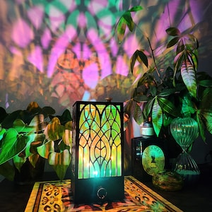 Nouveau Desk Lamp: An LED Mood Light for Wall Decor and Casting Shadows