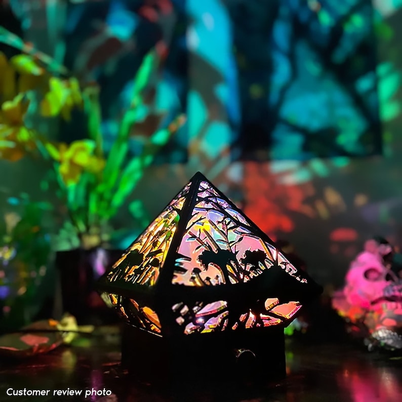 Lámpara de escritorio: Luz nocturna LED con forma de hongo del país de las maravillas para decoración de pared