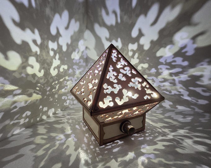 White Nimbus Mood Light: A Japandi Table Lamp for Decorating your Living Room