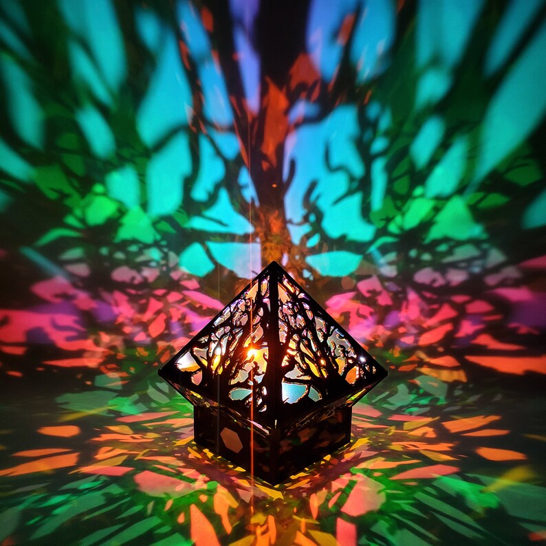 Haunted Forest Lamp Etsy